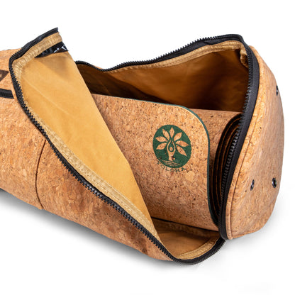 Cork Yoga Mat Bag XL - Natural Yoga Mat Carrier – Yoga Mat Bags & Straps