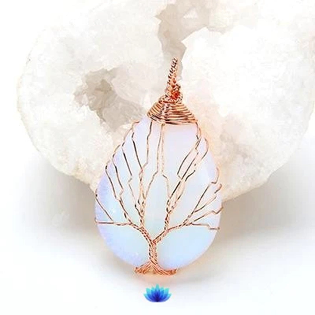 Eternity Jasper Tree of life Necklace