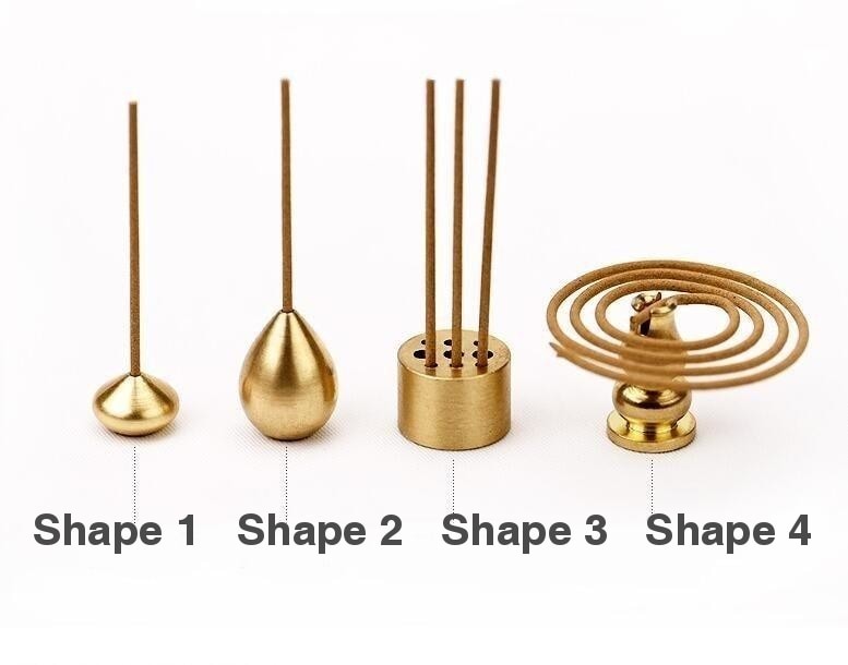 Copper Geometric Incense Holder - 4 Shapes – Incense Holder
