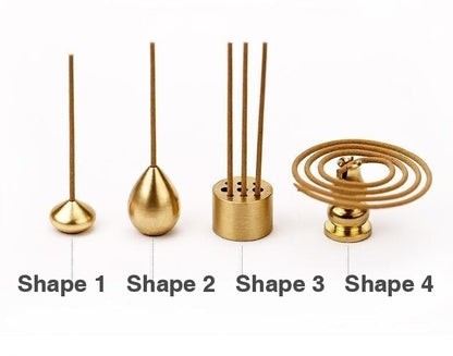 Copper Geometric Incense Holder - 4 Shapes – Incense Holder