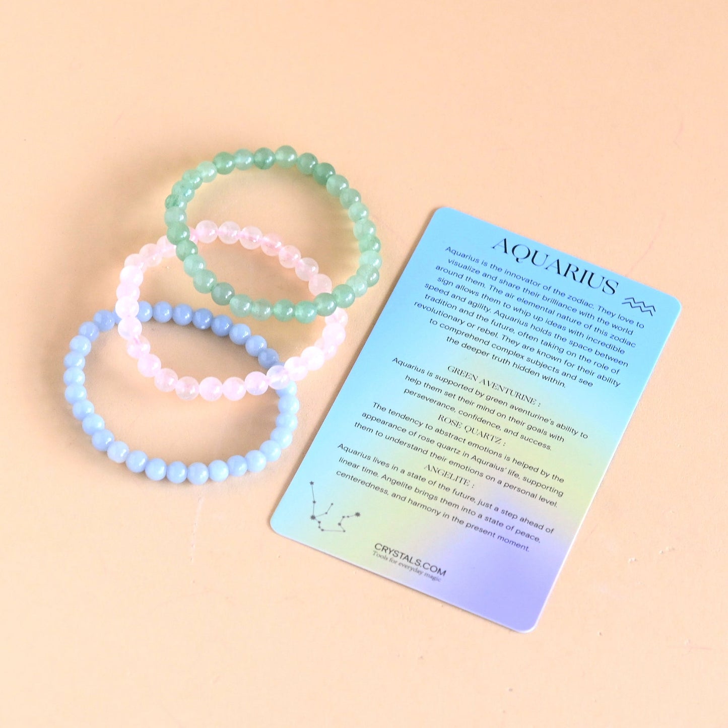 ZODIAC - Aquarius Bracelet Trio – bracelet