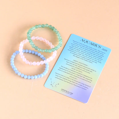 ZODIAC - Aquarius Bracelet Trio – bracelet