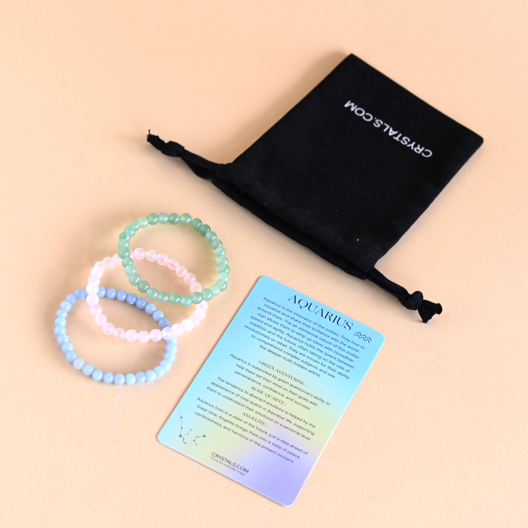 ZODIAC - Aquarius Bracelet Trio – bracelet