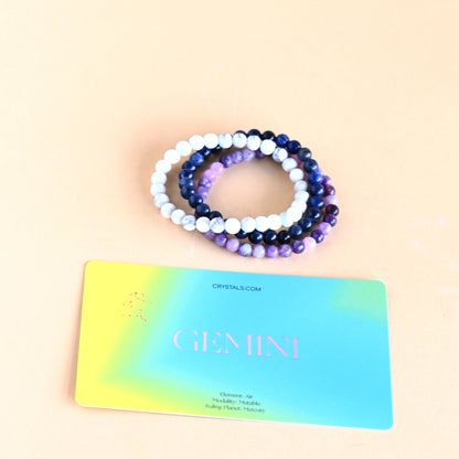 ZODIAC - Gemini Bracelet Trio – bracelet