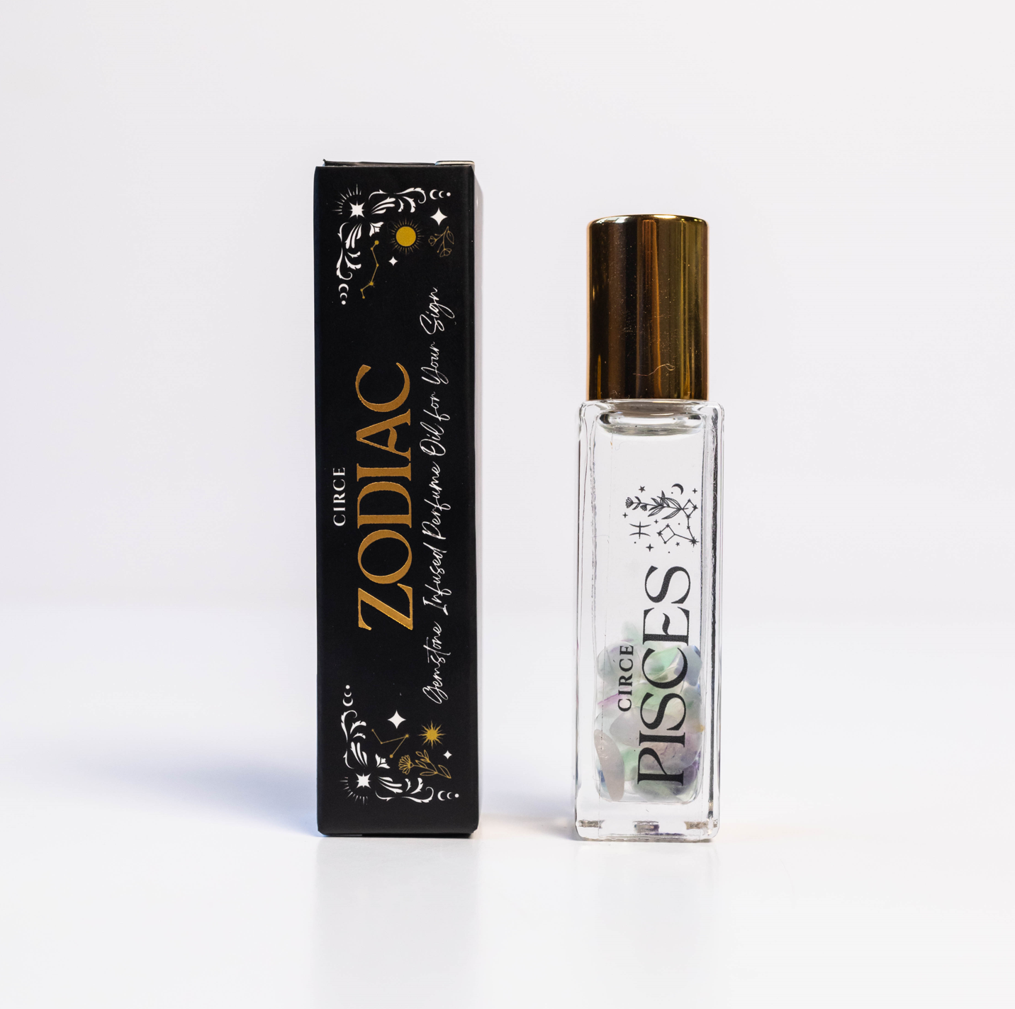Zodiac Perfume Oil Set – 12 Gemstone‑Infused Zodiac Scents – PISCES perfume