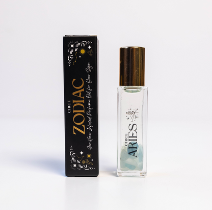 Zodiac Perfume Oil Set – 12 Gemstone‑Infused Zodiac Scents – ARIES perfume