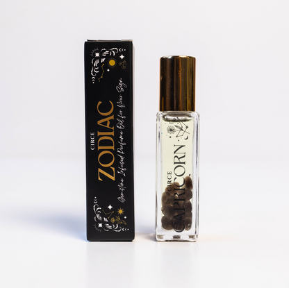 Zodiac Perfume Oil Set – 12 Gemstone‑Infused Zodiac Scents – CAPRICORN perfume