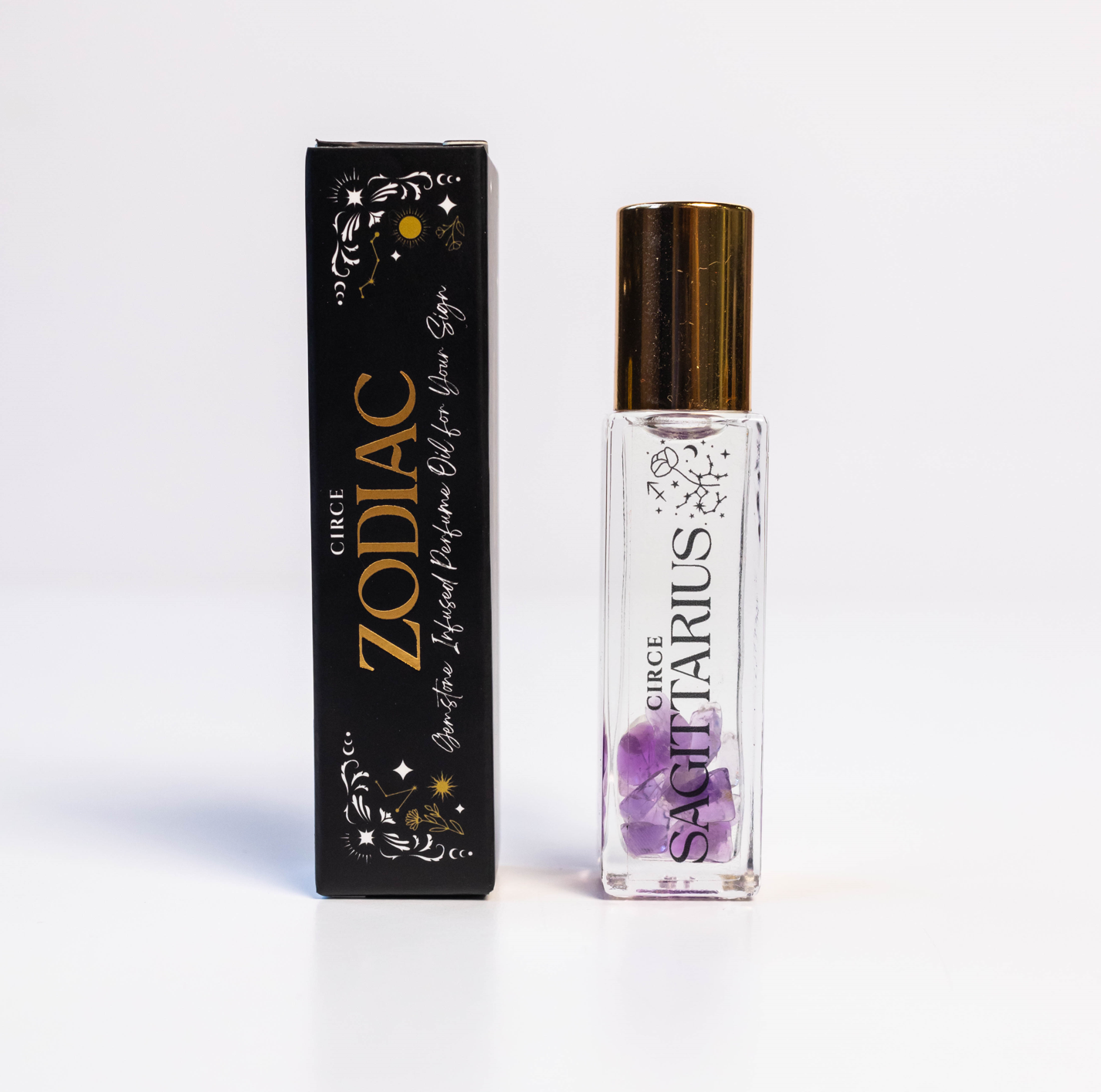 Zodiac Perfume Oil Set – 12 Gemstone‑Infused Zodiac Scents – SAGITTARIUS perfume