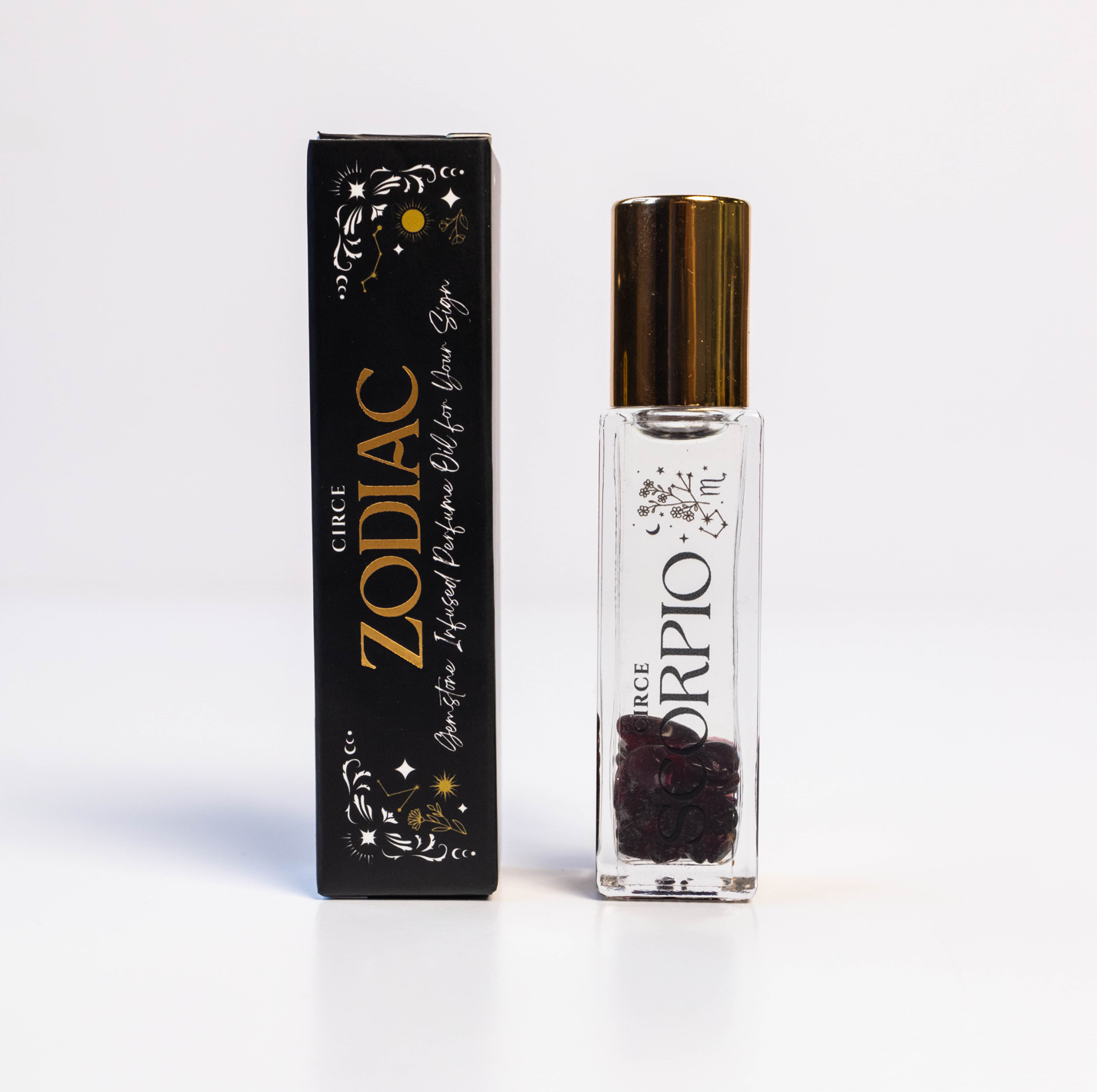 Zodiac Perfume Oil Set – 12 Gemstone‑Infused Zodiac Scents – SCORPIO perfume