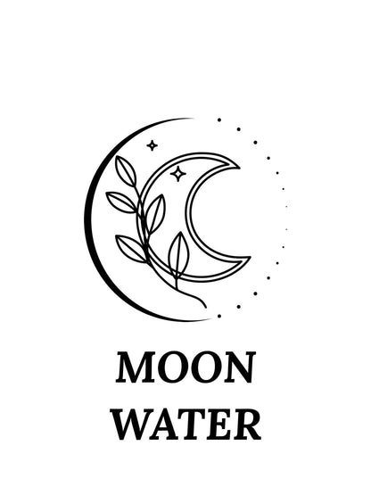 Charged Moon Water – Ritual Water for Spells & Spiritual Practice (2 Sizes)